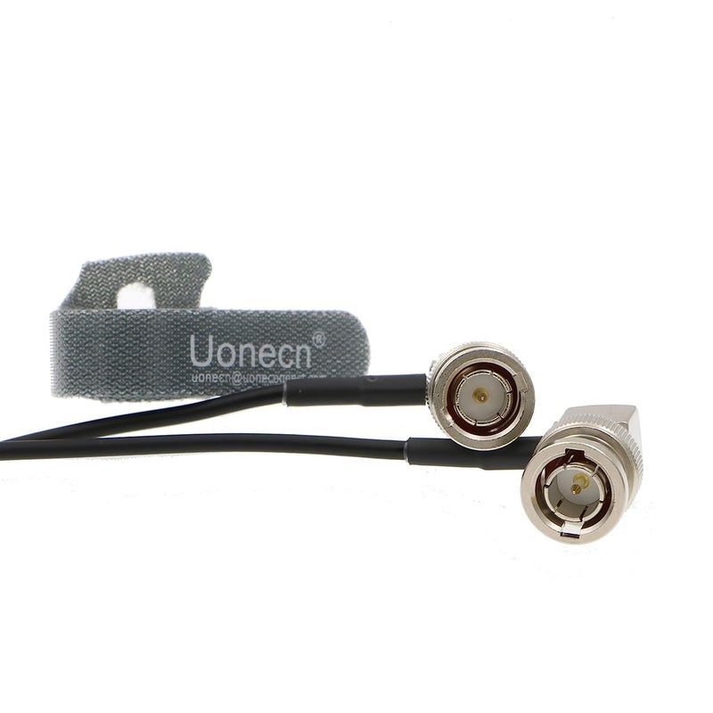 Uonecn Flexible HD SDI Cable RG179 Right Angle BNC Male to Right Angle BNC Male 75ohm Blackmagic HyperDeck Shuttle BMCC BMPC Hyperdeck Cameras - Image 2